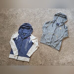 Women's Nike Zip Up MN Sports Sweatshirts- Twins/Vikings